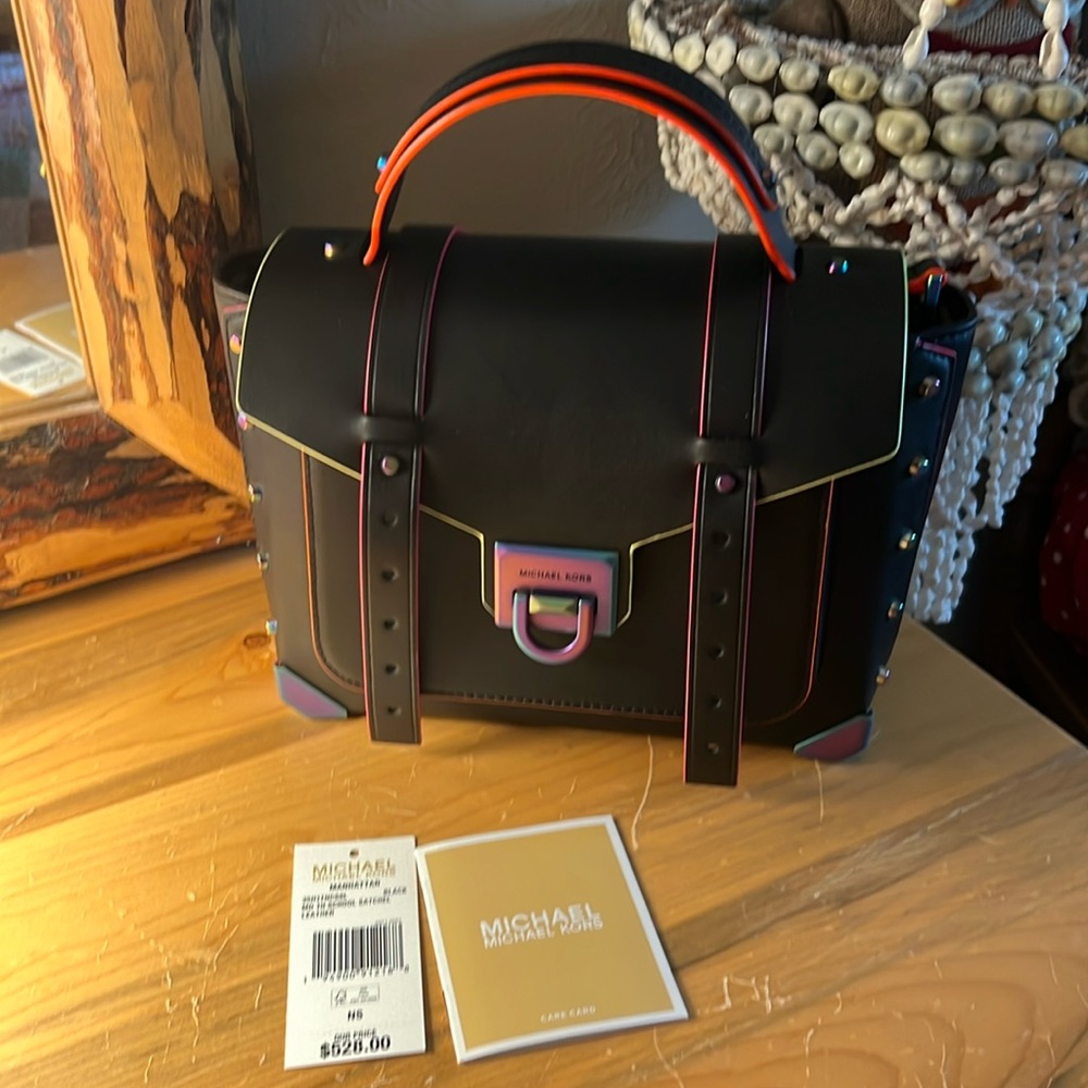 Michael Kors Manhattan in black and neon